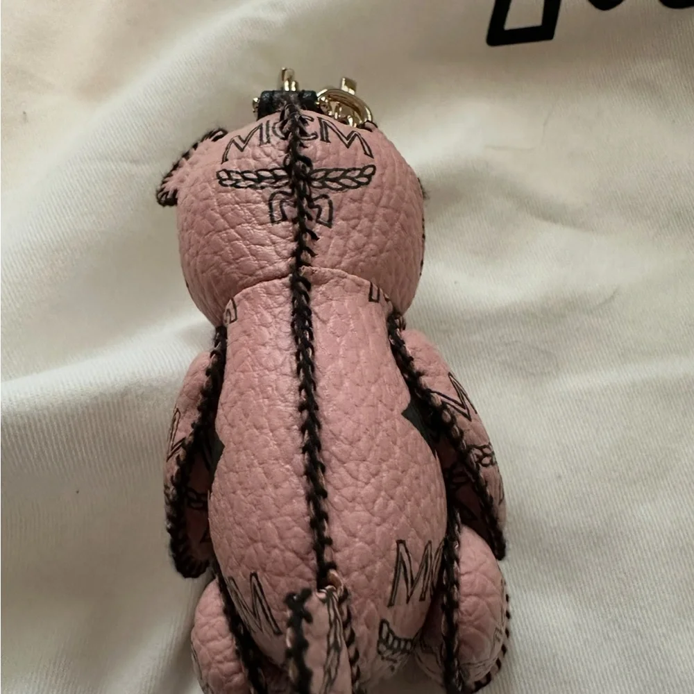MCM Blush Teddy Bear Charm - Picture 5 of 9